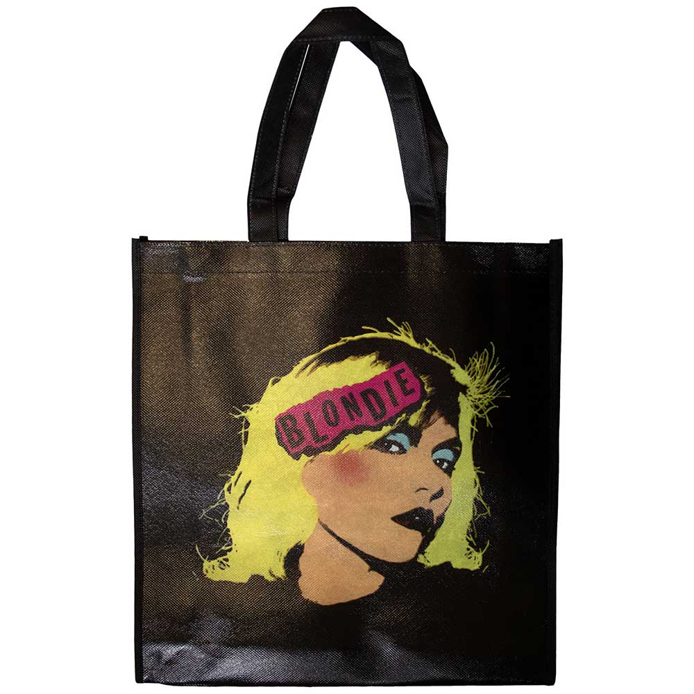 Blondie Eco Shopper: Punk Logo (Black) (Back Print) 