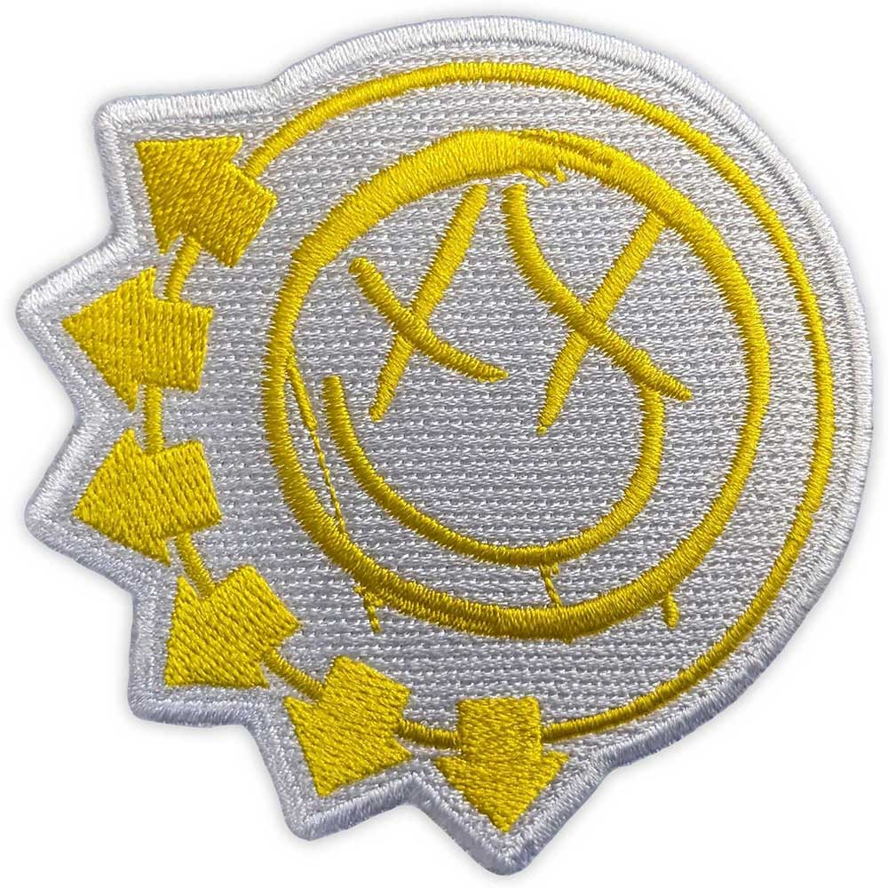 Blink-182 Standard Patch: Yellow Six-Arrow Smile 
