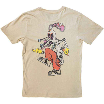 Blink-182 Unisex T-Shirt: Roger Rabbit (Natural) (Back Print)