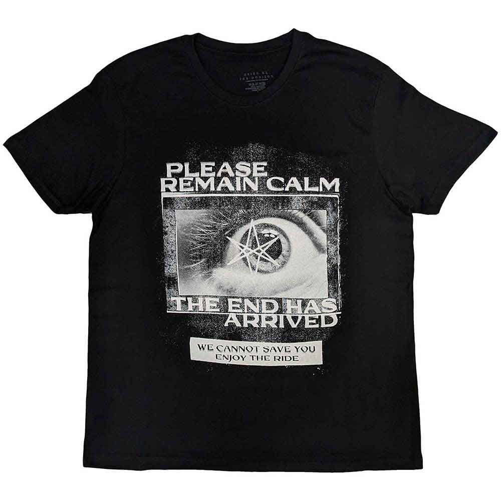 Bring Me The Horizon Unisex T-Shirt: Remain Calm FP (Black) 