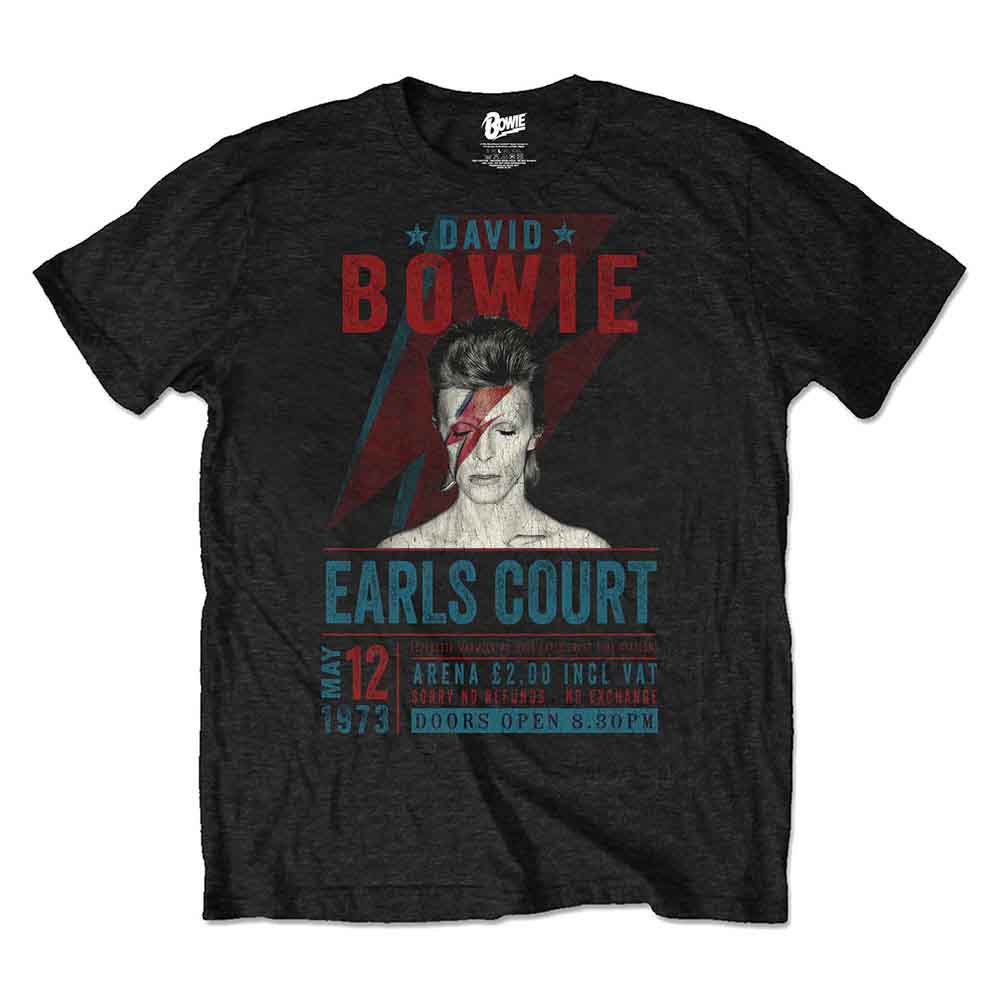 David Bowie Unisex T-Shirt: Earls Court &