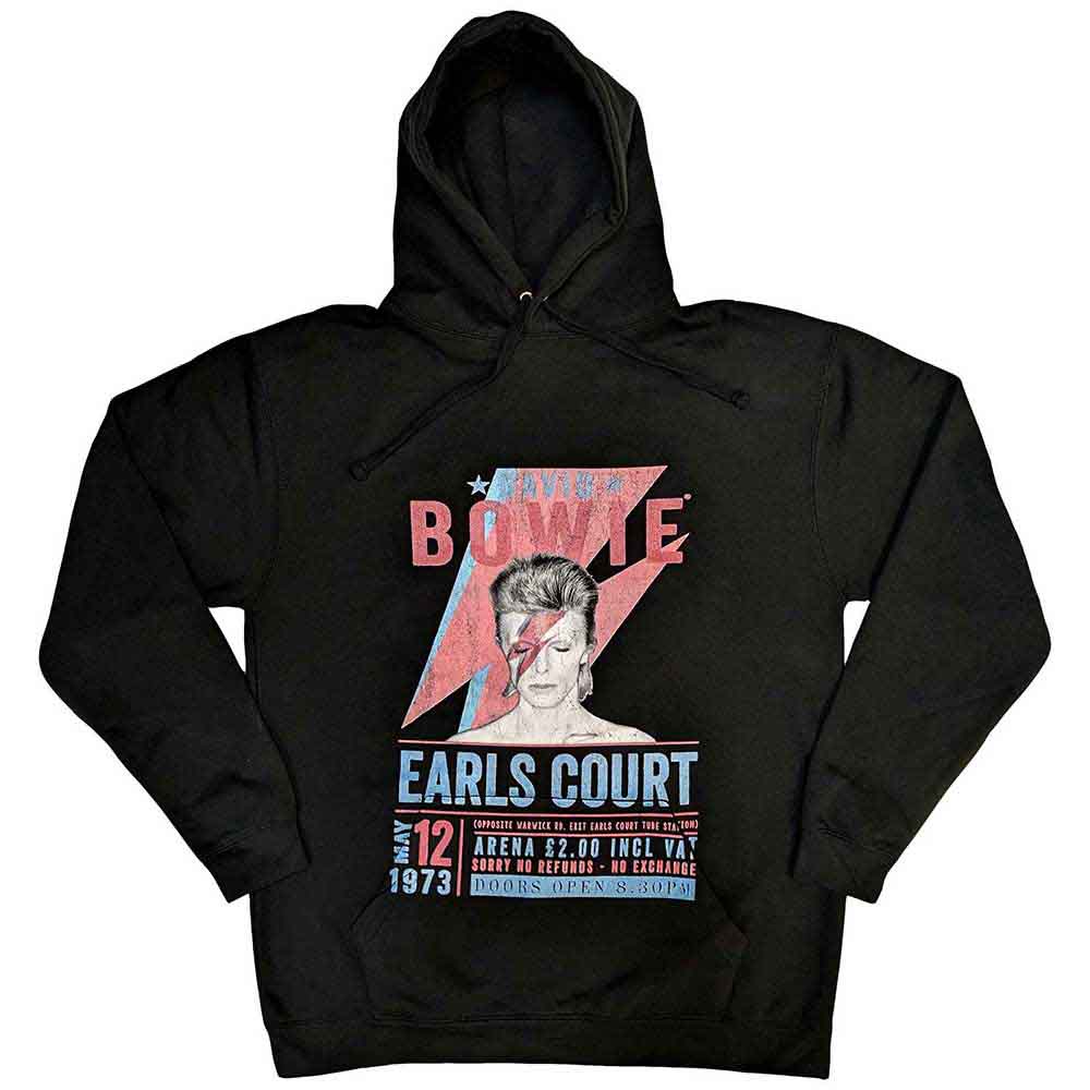 David Bowie Unisex Pullover Hoodie: Earls Court &