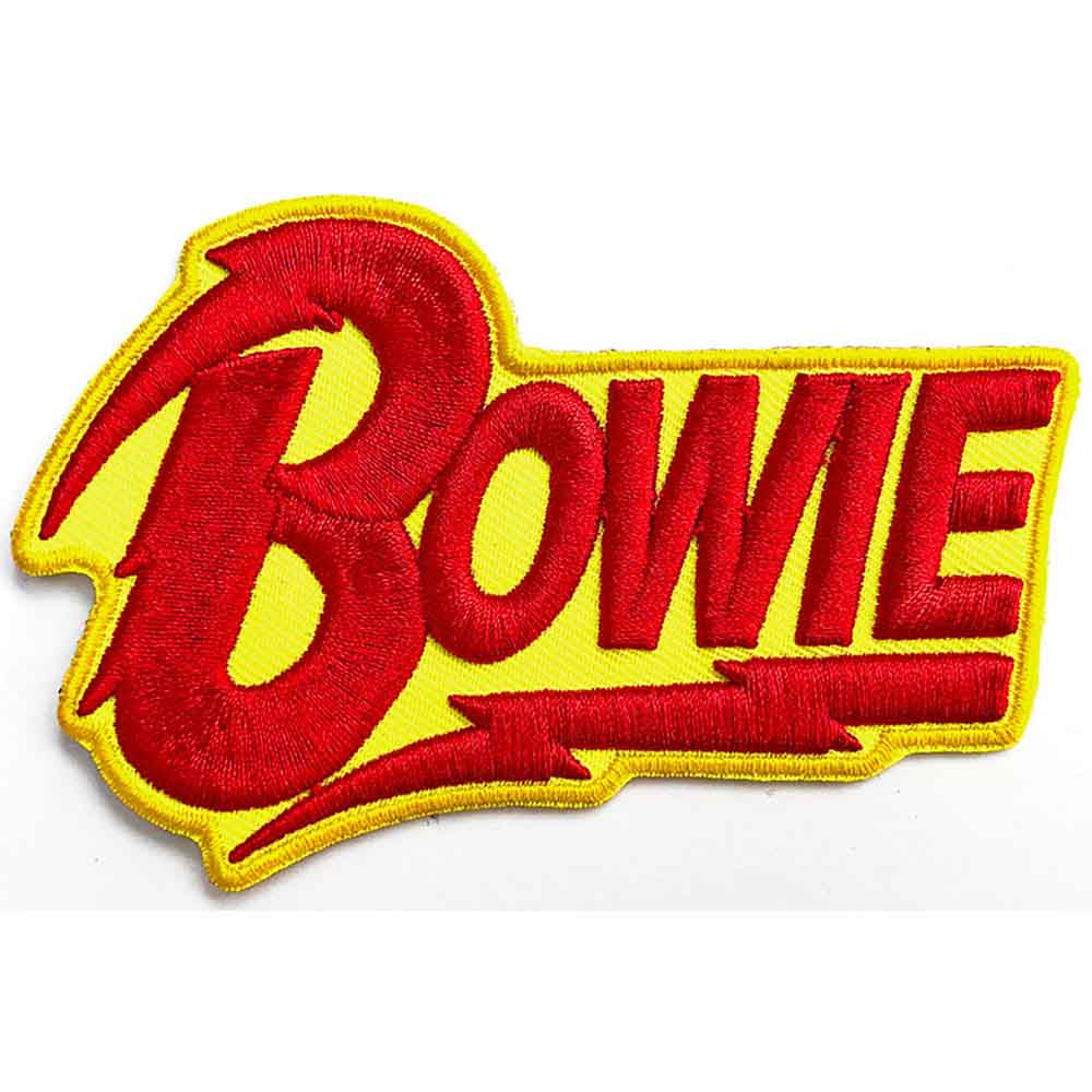 David Bowie Standard Patch: Diamond Dogs 3D Logo 