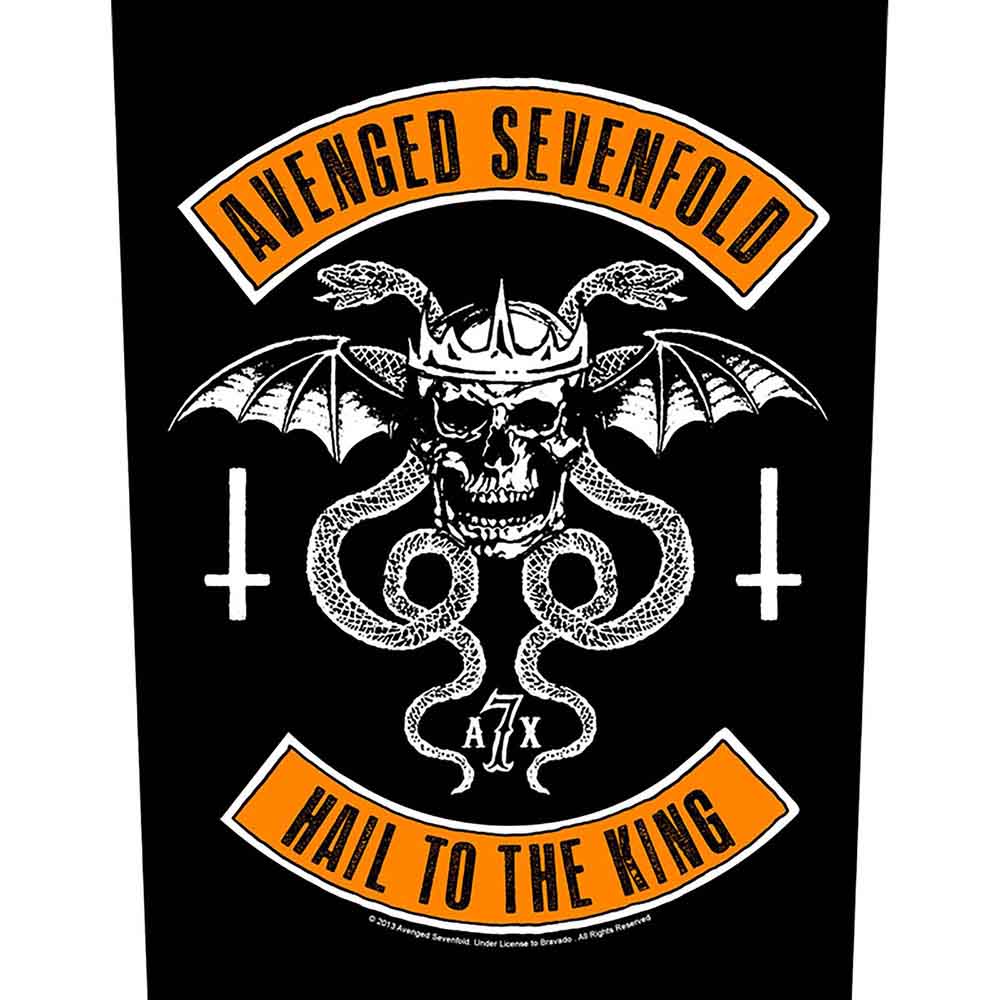 Avenged Sevenfold Back Patch: Bikers