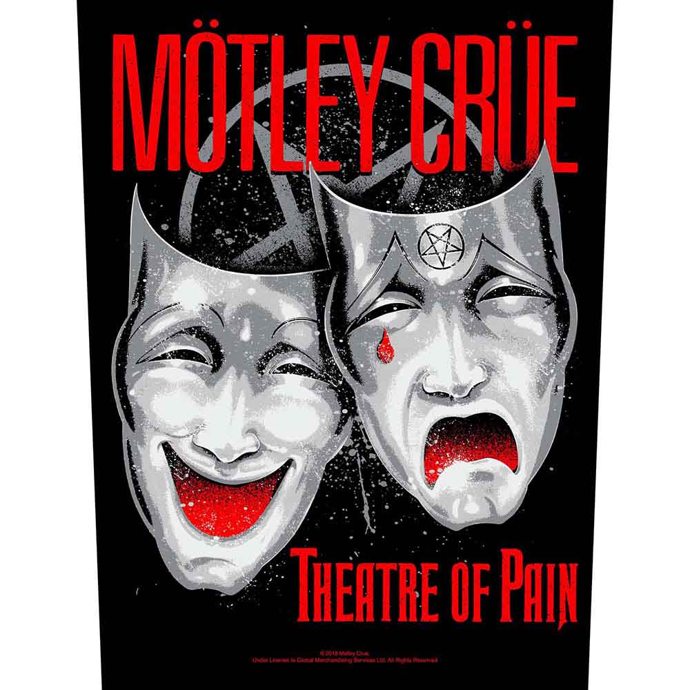 Motley Crue Back Patch: Theater of Pain 