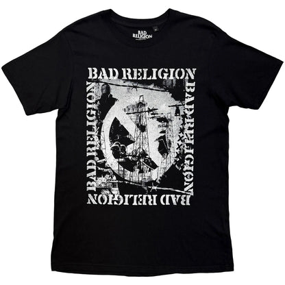 Bad Religion Unisex T-Shirt: This Is Hell (Black) (Back Print)