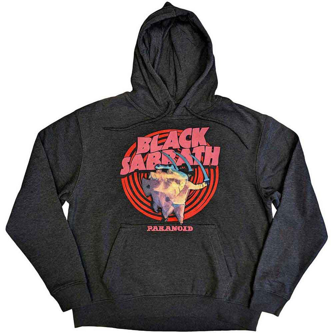 Black Sabbath Unisex Pullover Hoodie: Paranoid (Charcoal Grey)