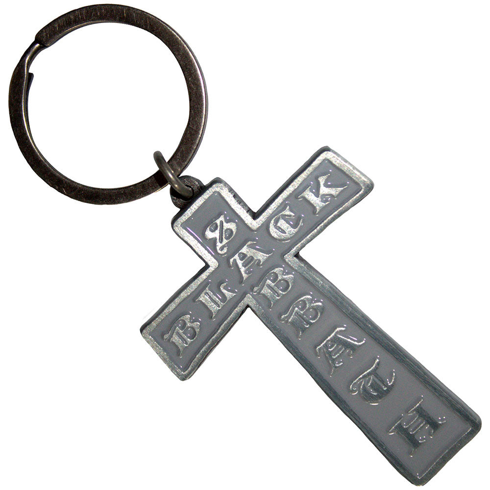 Black Sabbath Keychain: Cross 