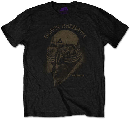 Black Sabbath Unisex T-Shirt: US Tour 1978 Avengers (Black)