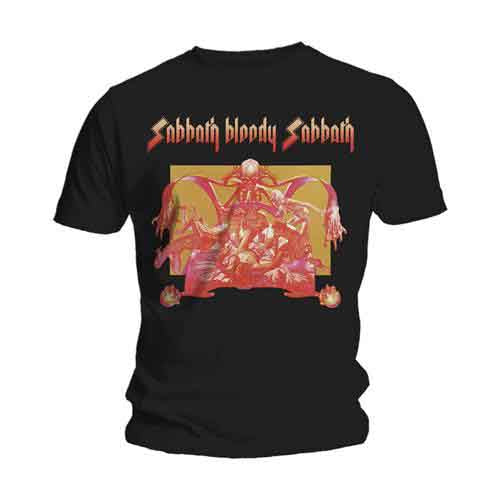 Black Sabbath Unisex T-Shirt: Sabbath Bloody Sabbath (Black)