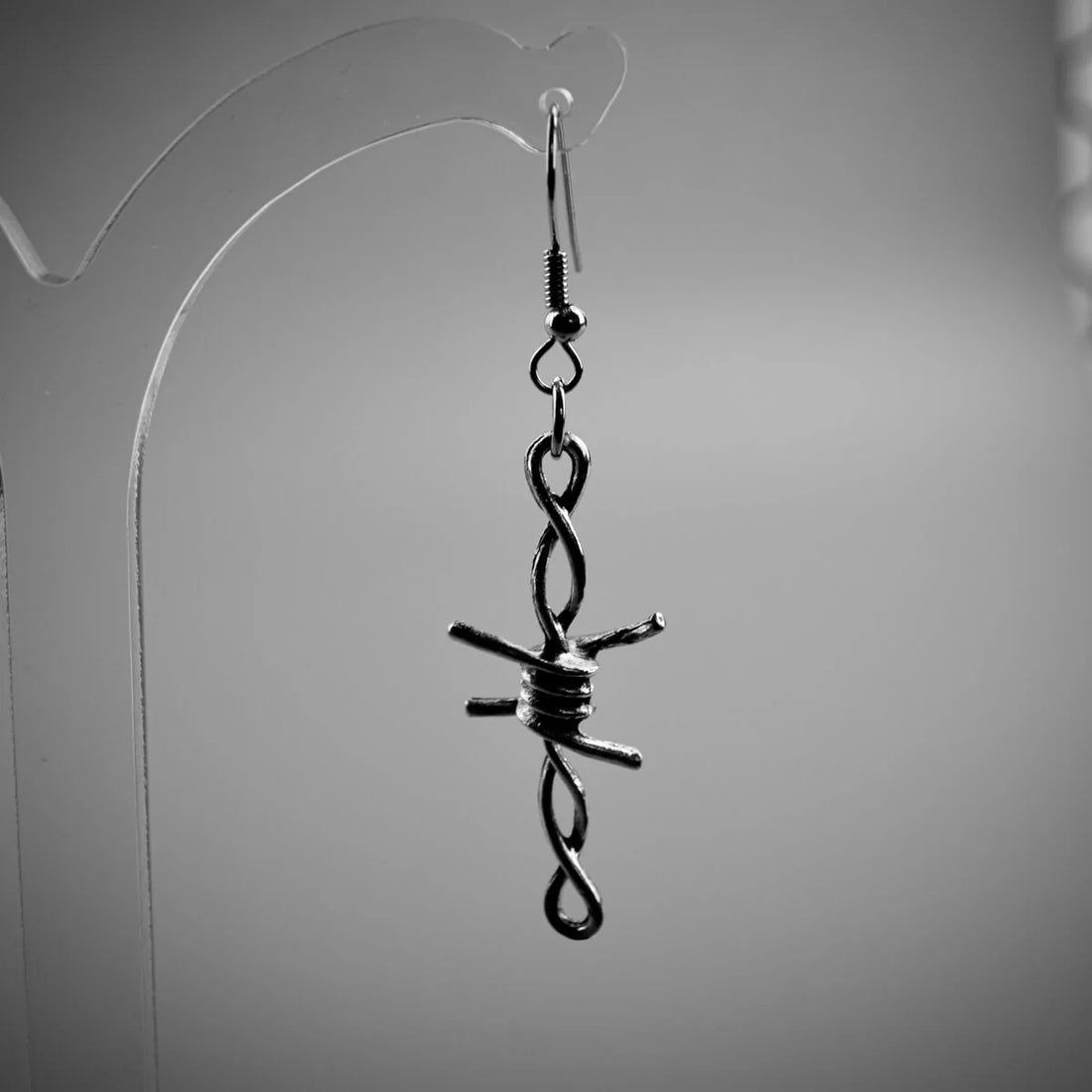 Barbed Wire Twist Earrings