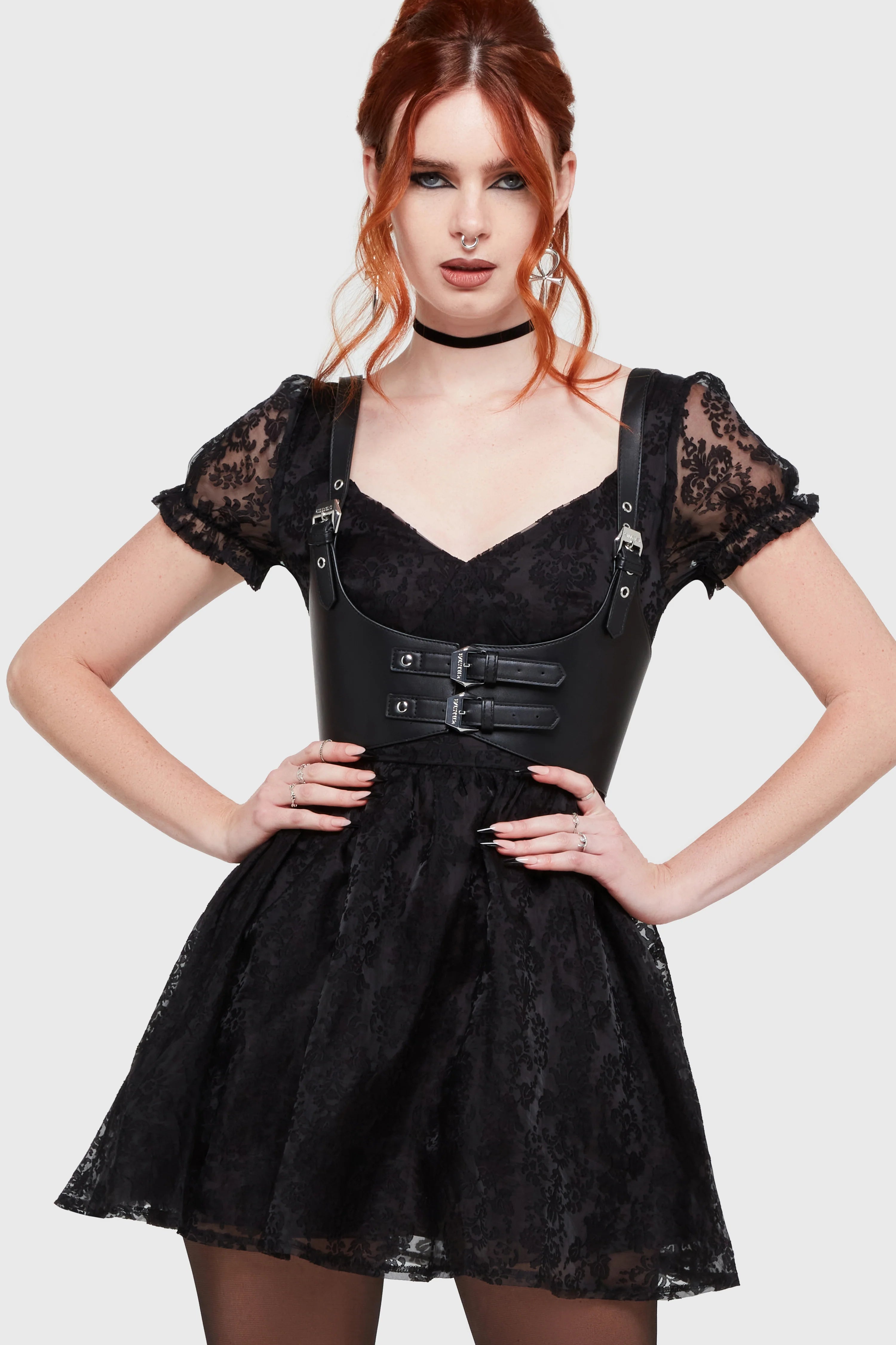 Beneath The Moon Mini Dress (✦ Killstar)
