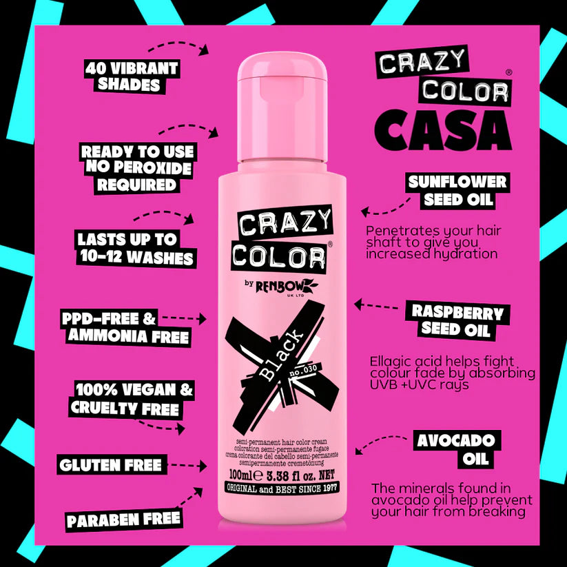 Crazy Color Black