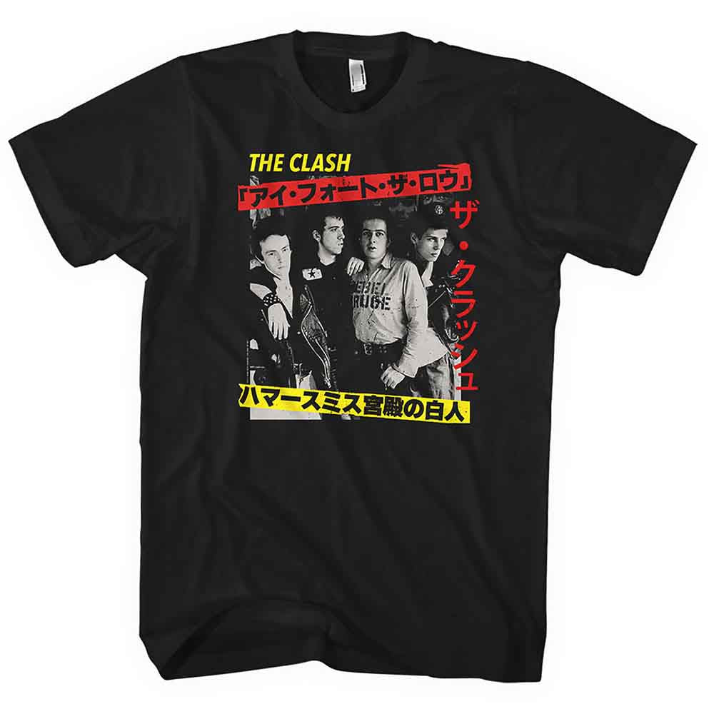 The Clash Unisex T-Shirt: Kanji (Black)