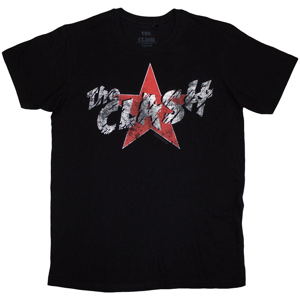 The Clash Unisex T-Shirt: Star Logo (Black)