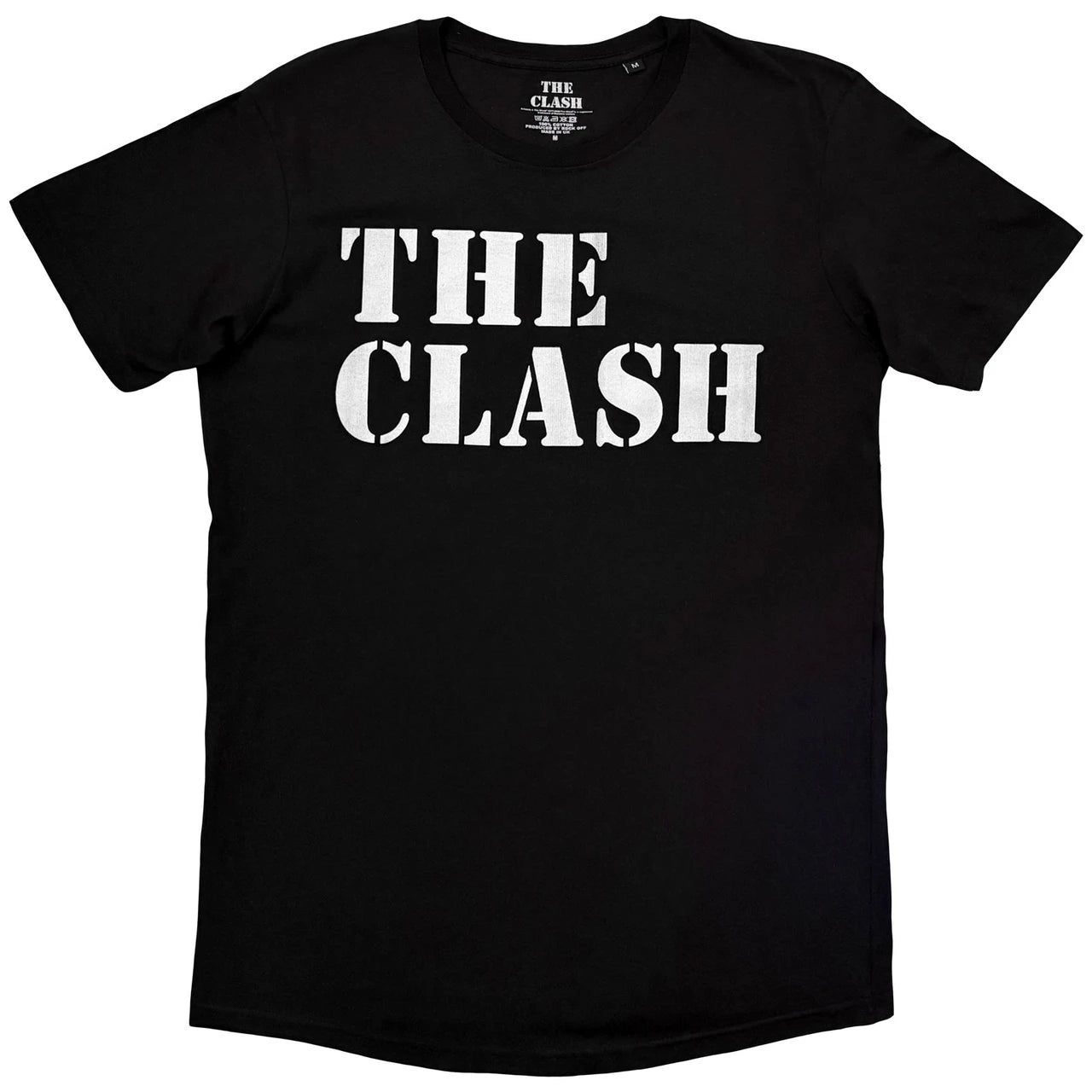 The Clash Unisex T-Shirt: Stencil Logo (Black)