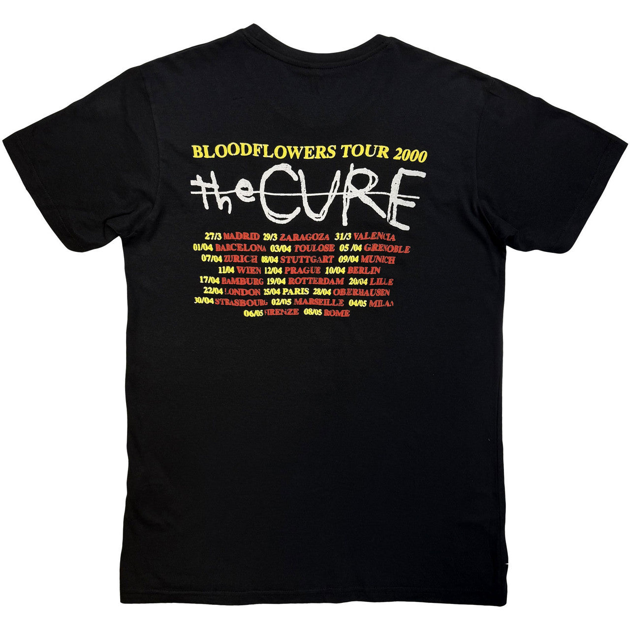 The Cure Unisex Premium Carbon T-Shirt: Bloodflowers Tour &