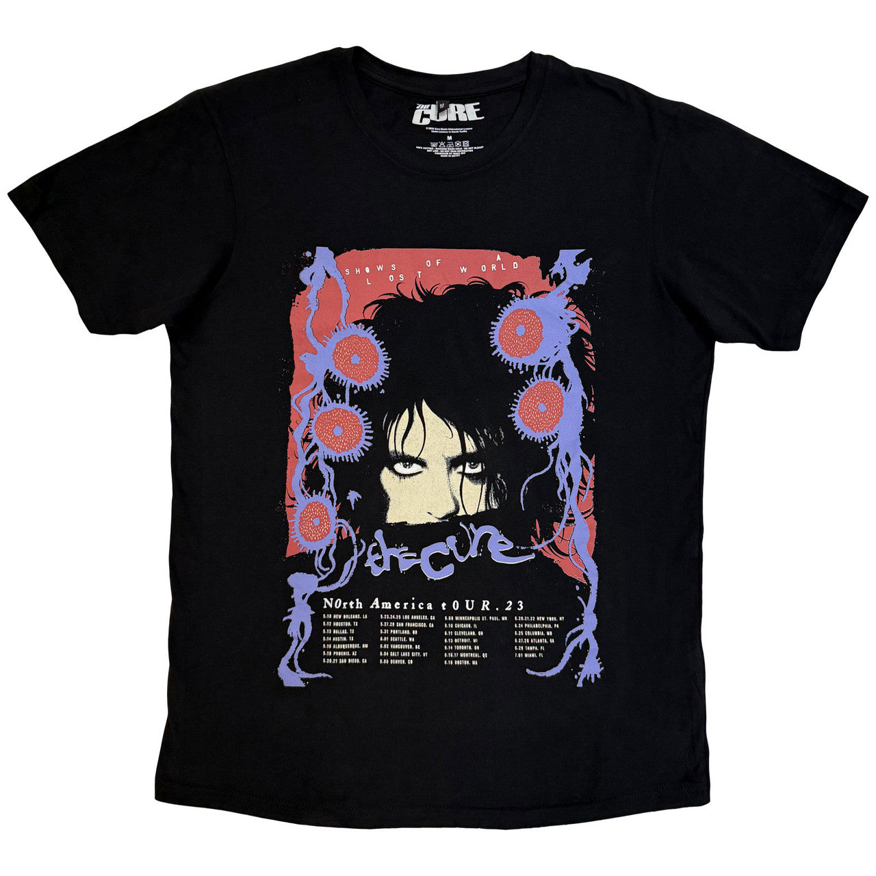 The Cure Unisex Premium Carbon T-Shirt: North American Tour &