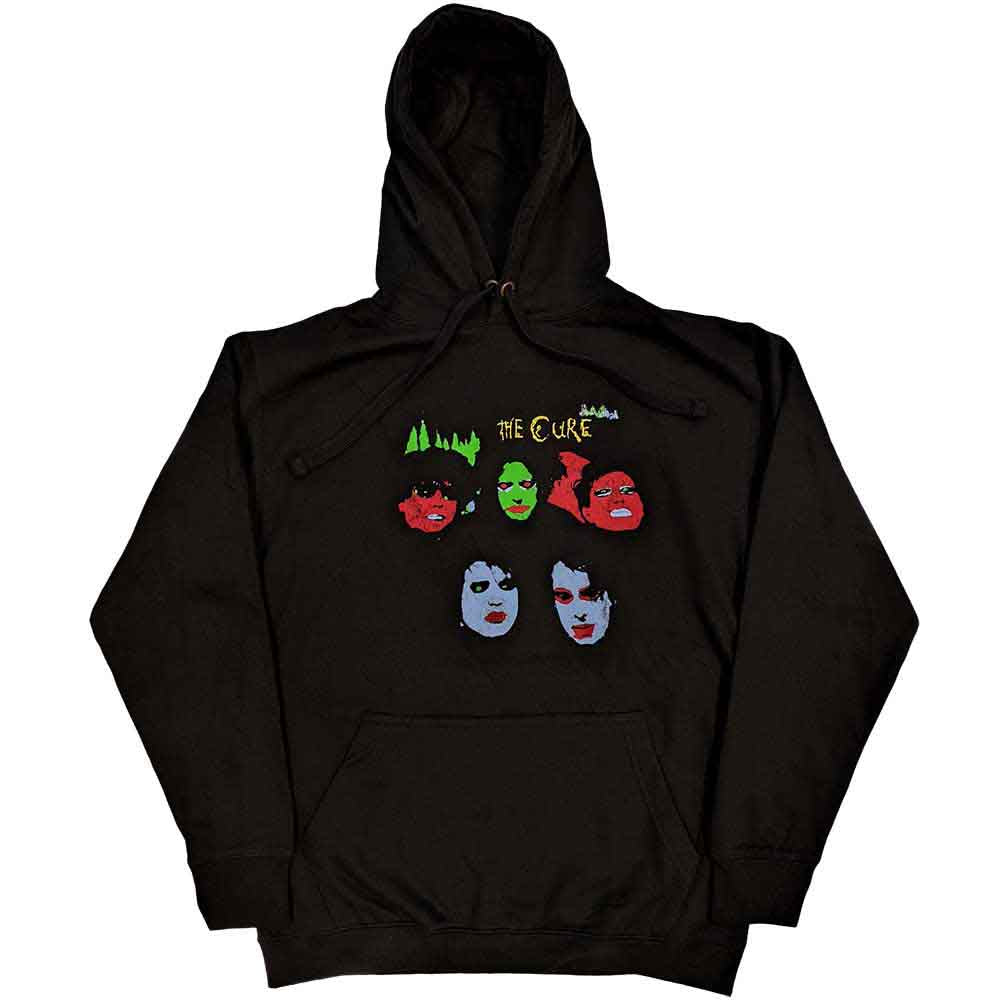 The Cure Unisex Pullover Hoodie: In Between Days (Black) (Back Print)