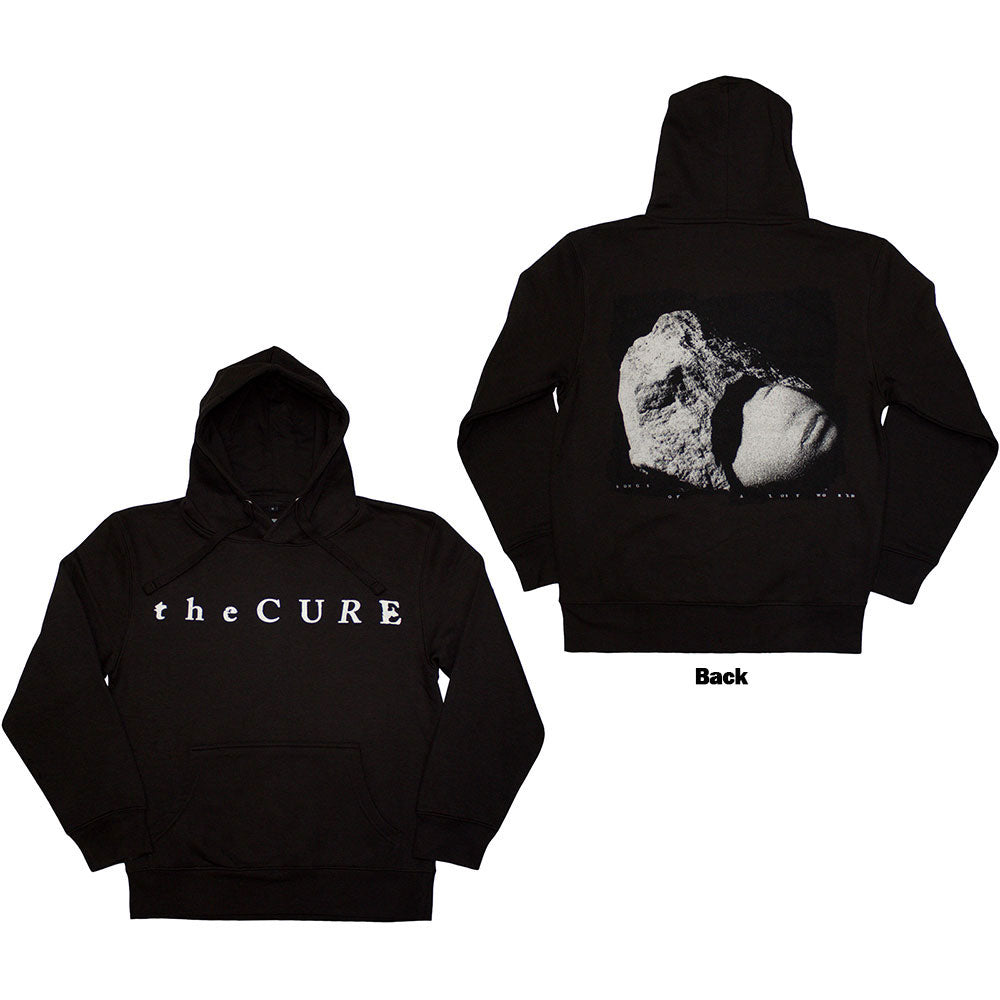 The Cure Unisex Pullover Hoodie: Songs Of A Lost World Logo (Black) (Back Print) 