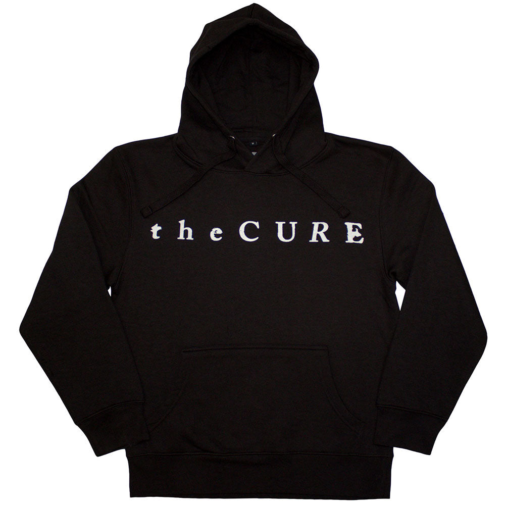 The Cure Unisex Pullover Hoodie: Songs Of A Lost World Logo (Black) (Back Print) 