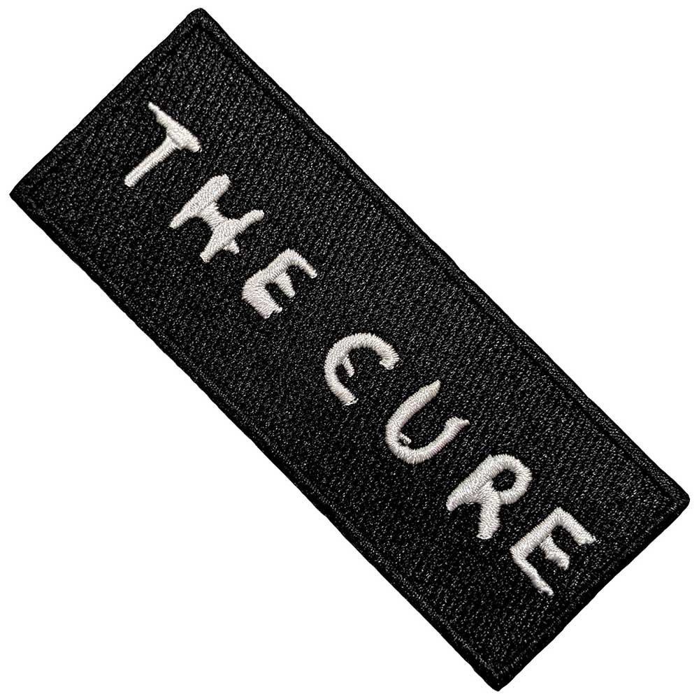 The Cure Standard Patch: Text Logo 