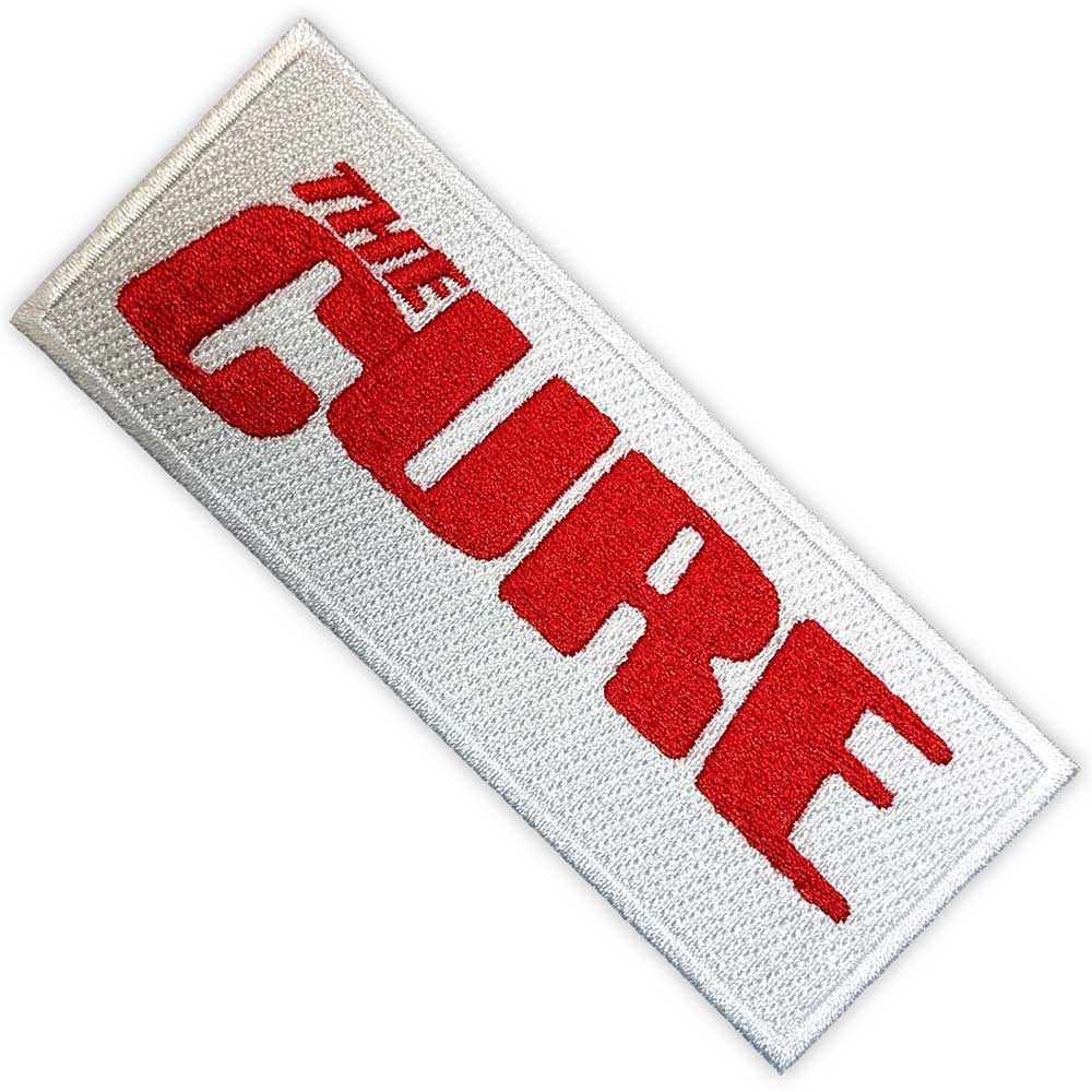 The Cure Standard Patch: Red Logo
