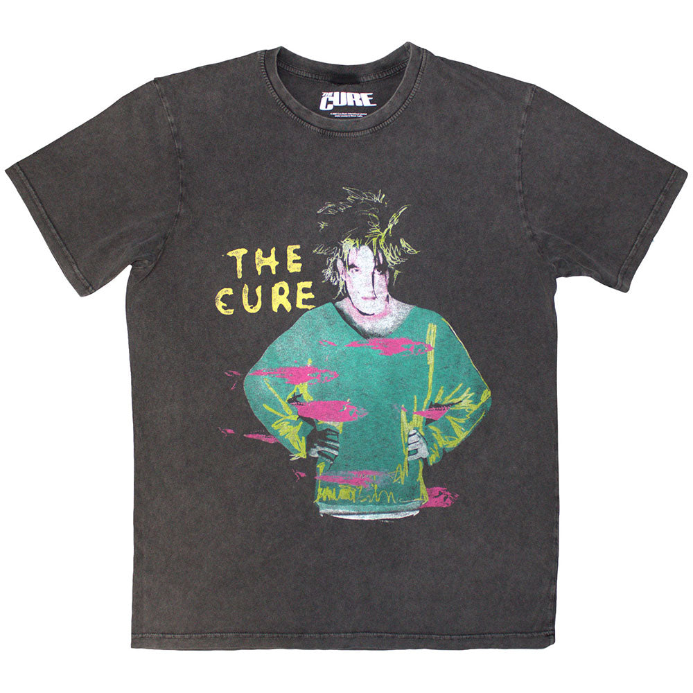 The Cure Unisex Stone Wash T-Shirt: Beach Party Tour &
