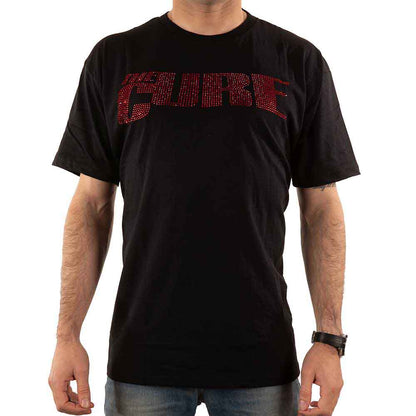 The Cure Unisex T-Shirt: Logo (Black) (Embellished)