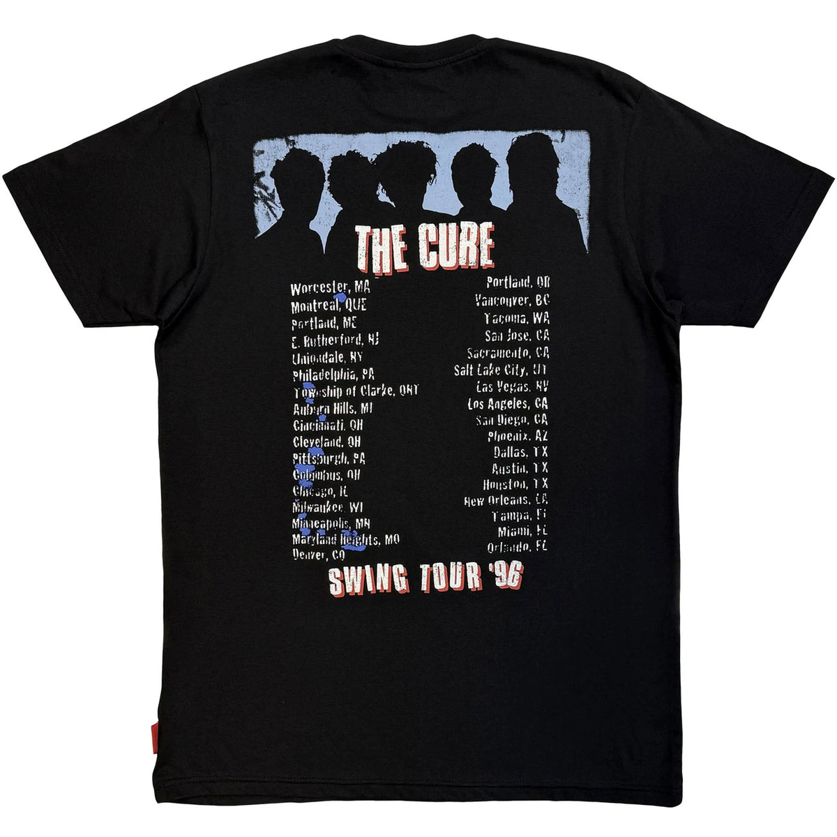 The Cure Unisex Unplugged T-Shirt: Swing Tour &