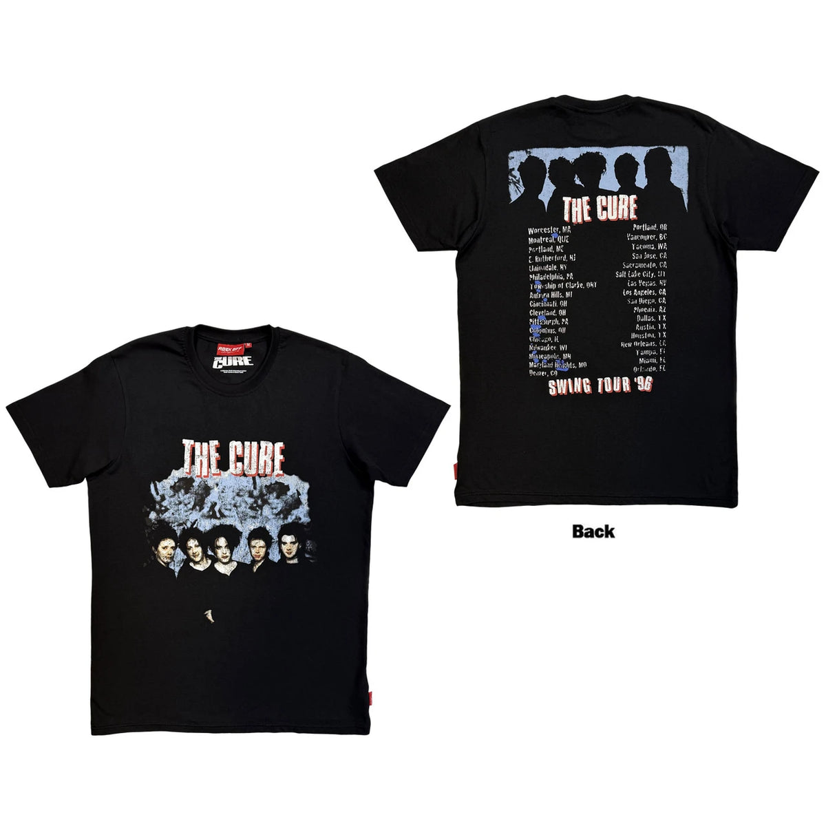 The Cure Unisex Unplugged T-Shirt: Swing Tour &