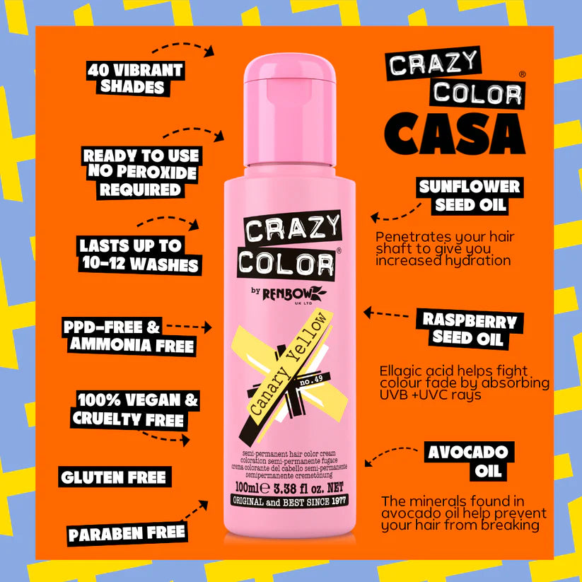 Crazy Color Canary Yellow