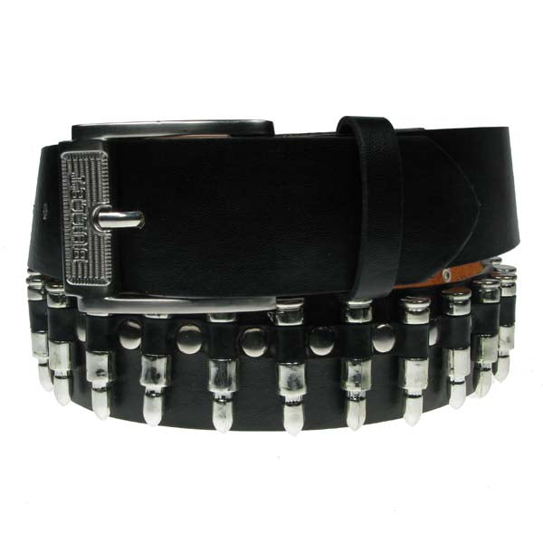 Vegan Leather Belt: Silver Bullet Belt 38 mm