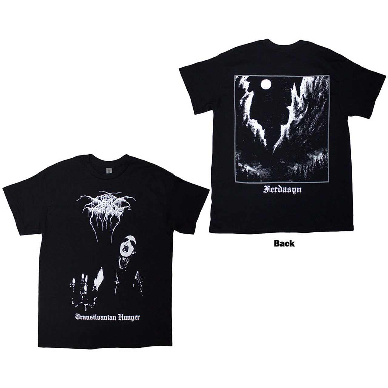 Darkthrone Unisex T-Shirt: Transilvanian Hunger (Back Print) (Black)