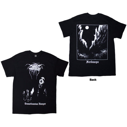Darkthrone Unisex T-Shirt: Transilvanian Hunger (Back Print) (Black)