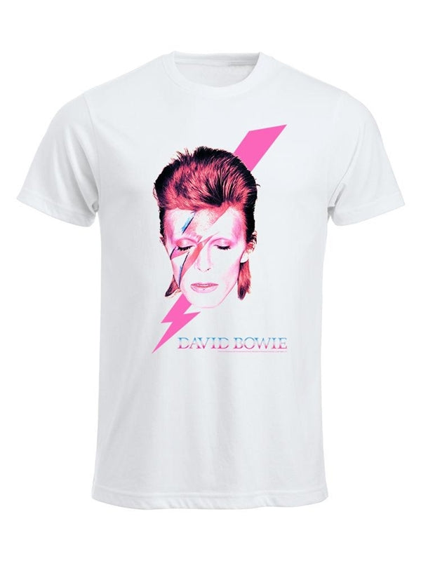 David Bowie Unisex T-Shirt: Aladdin Sane White)