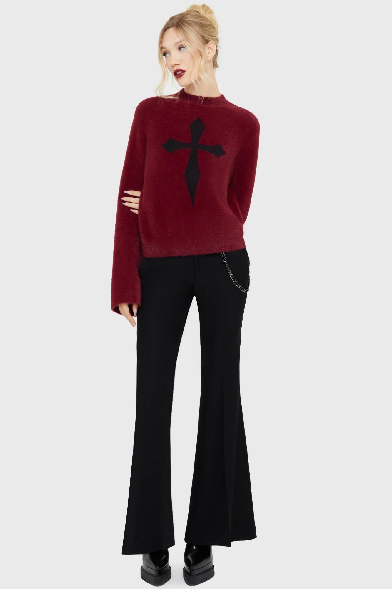 Dead Romantic Sweater (Red) (✦ Killstar)