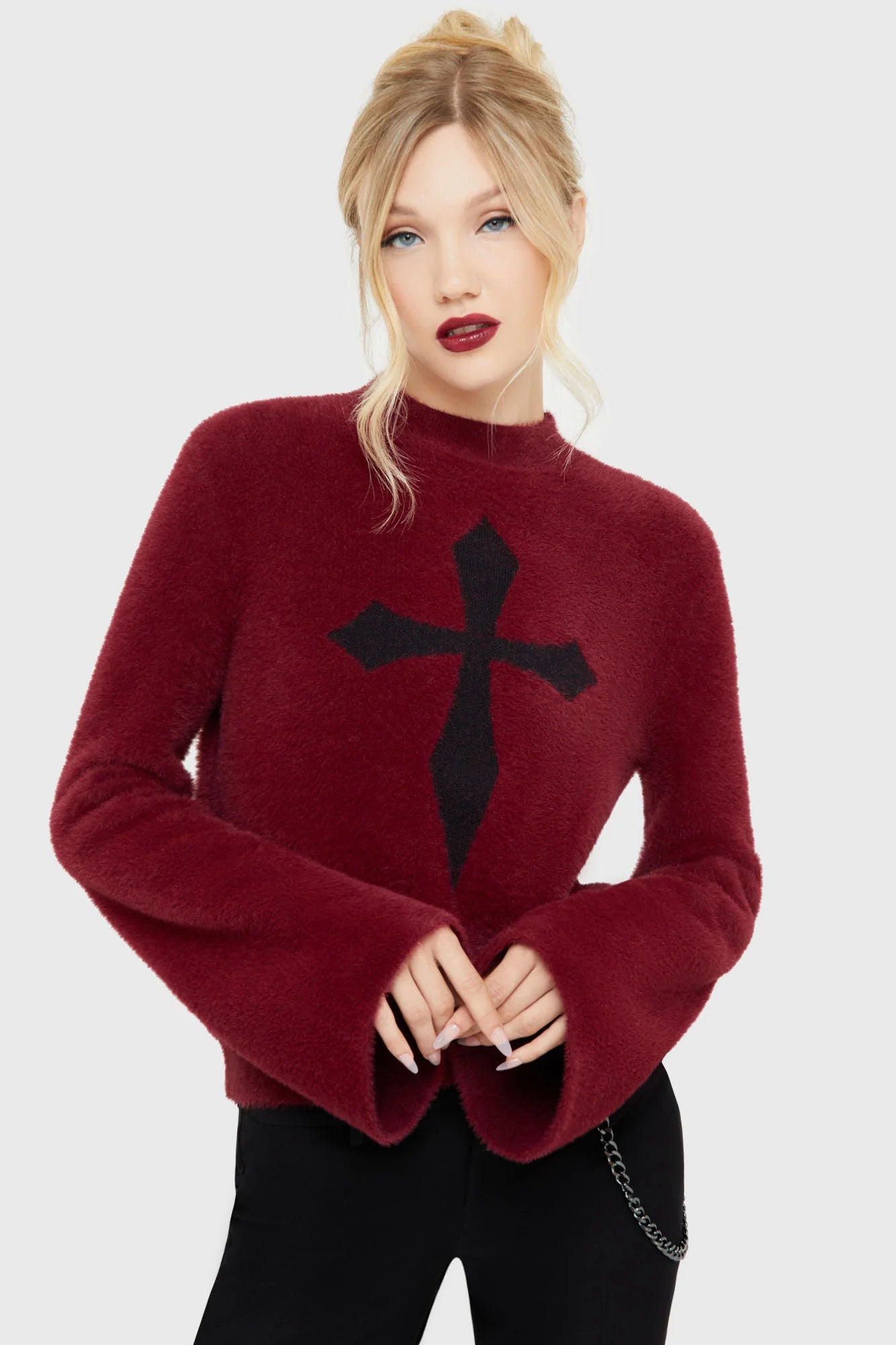 Dead Romantic Sweater (Red) (✦ Killstar)