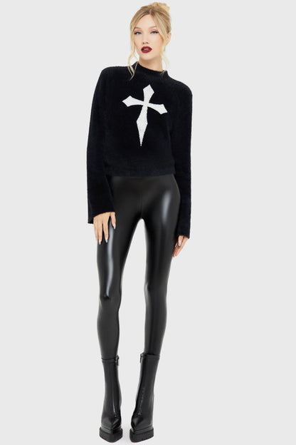 Dead Romantic Sweater (Black) (✦ Killstar)