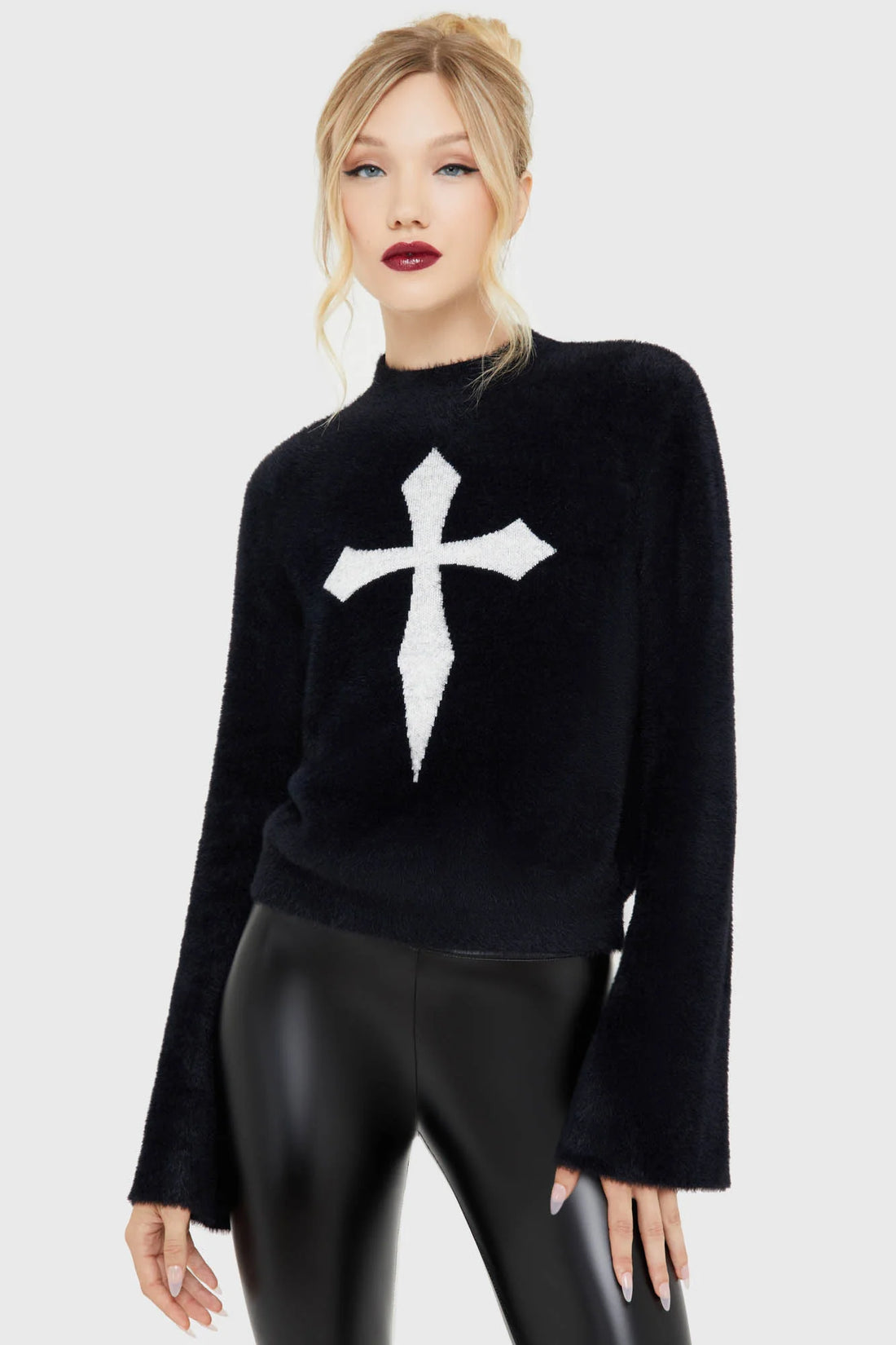 Dead Romantic Sweater (Black) (✦ Killstar)