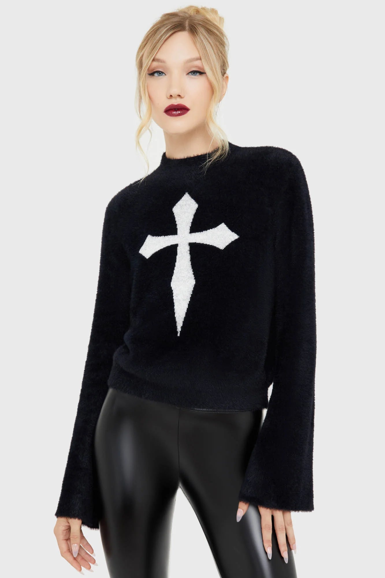 Dead Romantic Sweater (Black) (✦ Killstar)