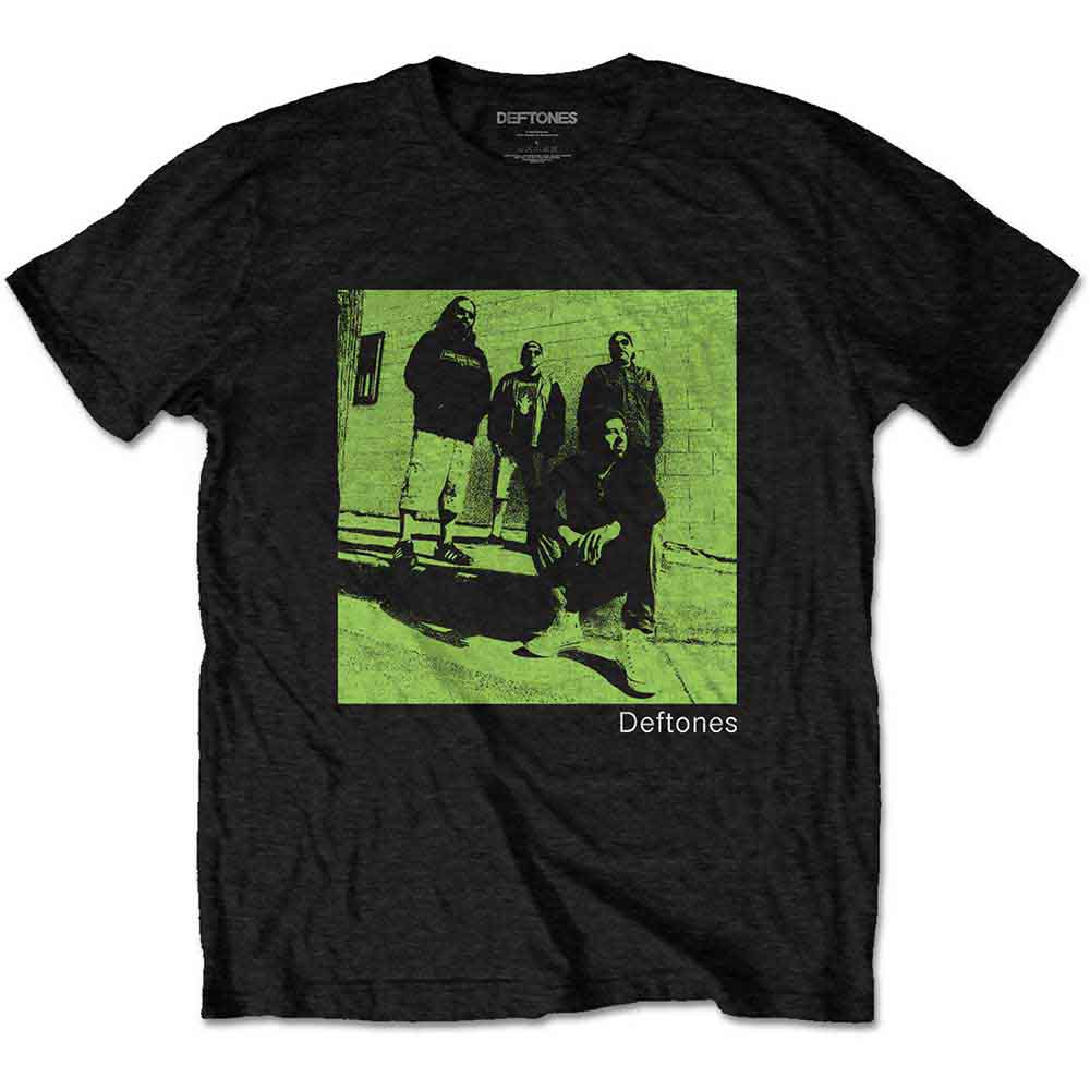 Deftones Unisex T-Shirt: Green Photo (Black)