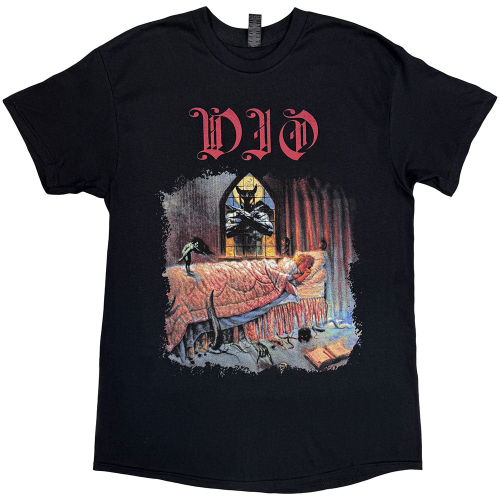 Dio Unisex T-Shirt: Dream Evil (Black) (Back Print)