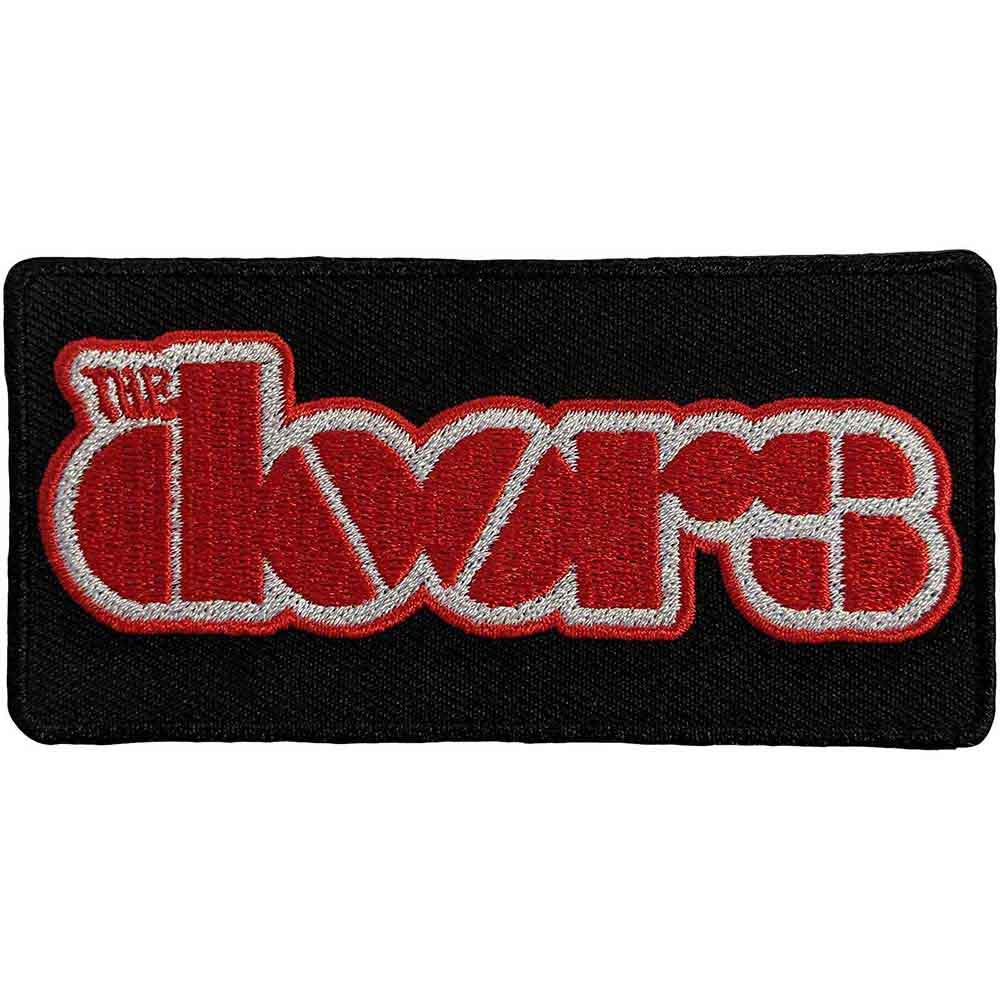The Doors Standard Patch: Red Logo 