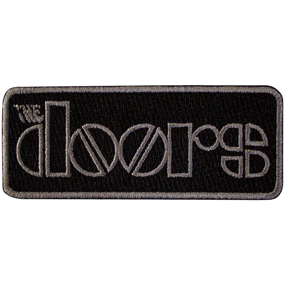 The Doors Standard Patch: Bordered Logo 
