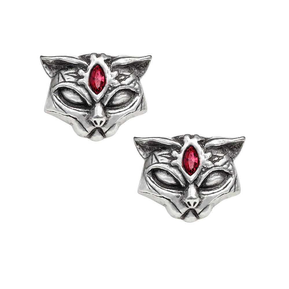 Sacred Cat Ear Studs (✦ Alchemy England)