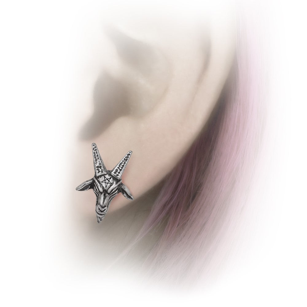 Baphomet Ear Studs (✦ Alchemy England)