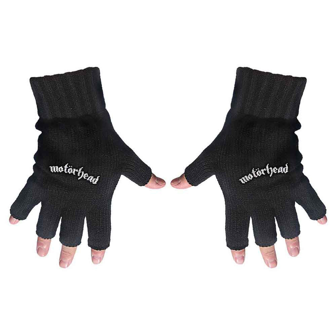 Motorhead Unisex Fingerless Gloves: Logo (Black)