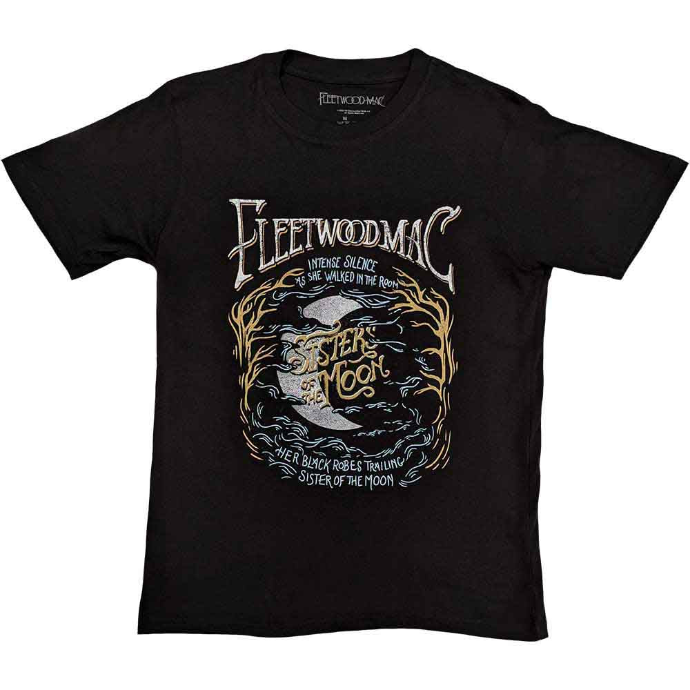 Fleetwood Mac Unisex T-Shirt: Sisters Of The Moon (Black)