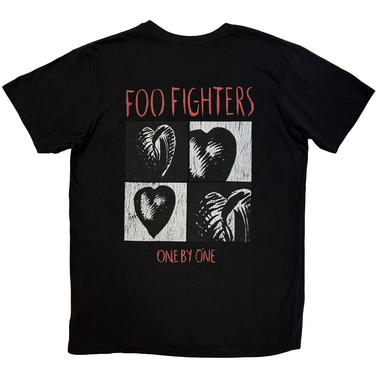 Foo Fighters Unisex Premium Carbon T-Shirt: One By One (Black